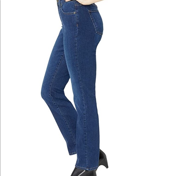 NYDJ Sheri slim leg mid rise jeans 4 - Picture 2 of 12